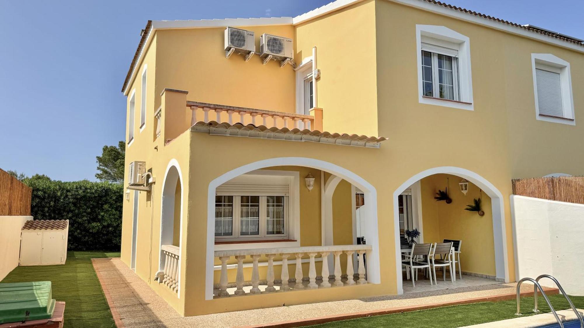 Chalet Villafranca Menorca Con Piscina Privada Калан-Бош Экстерьер фото