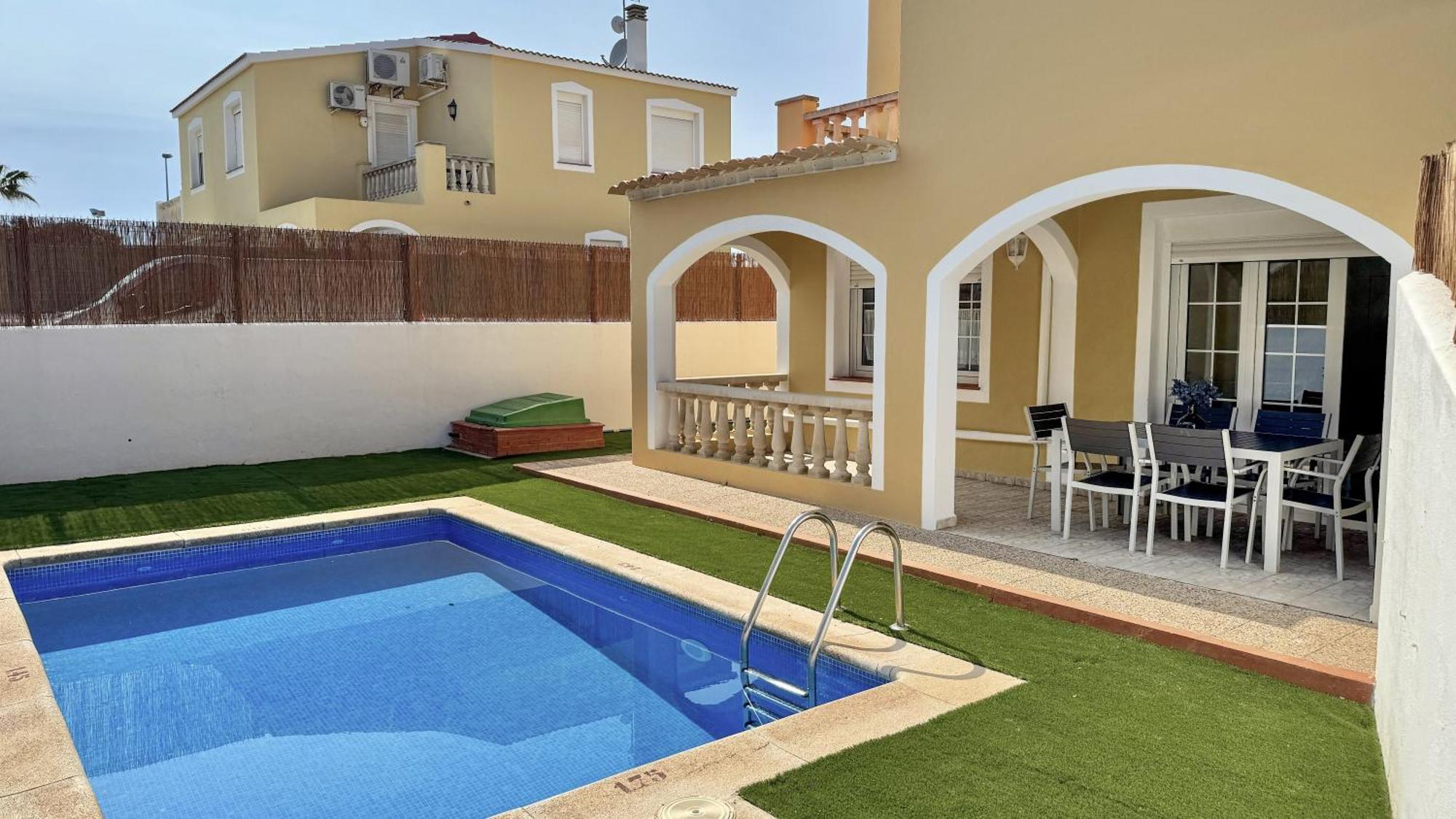 Chalet Villafranca Menorca Con Piscina Privada Калан-Бош Экстерьер фото